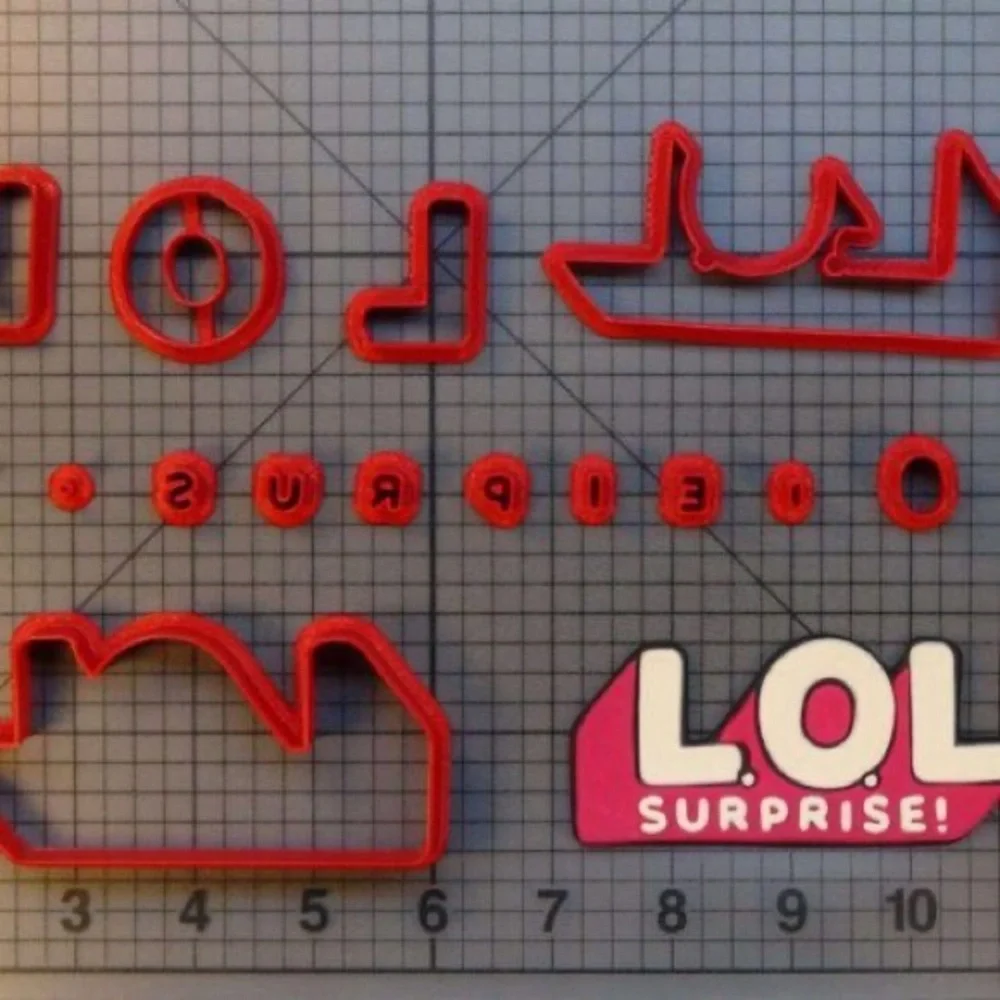 LOL Surprise Doll Cookie/Fondant Cutter 3”